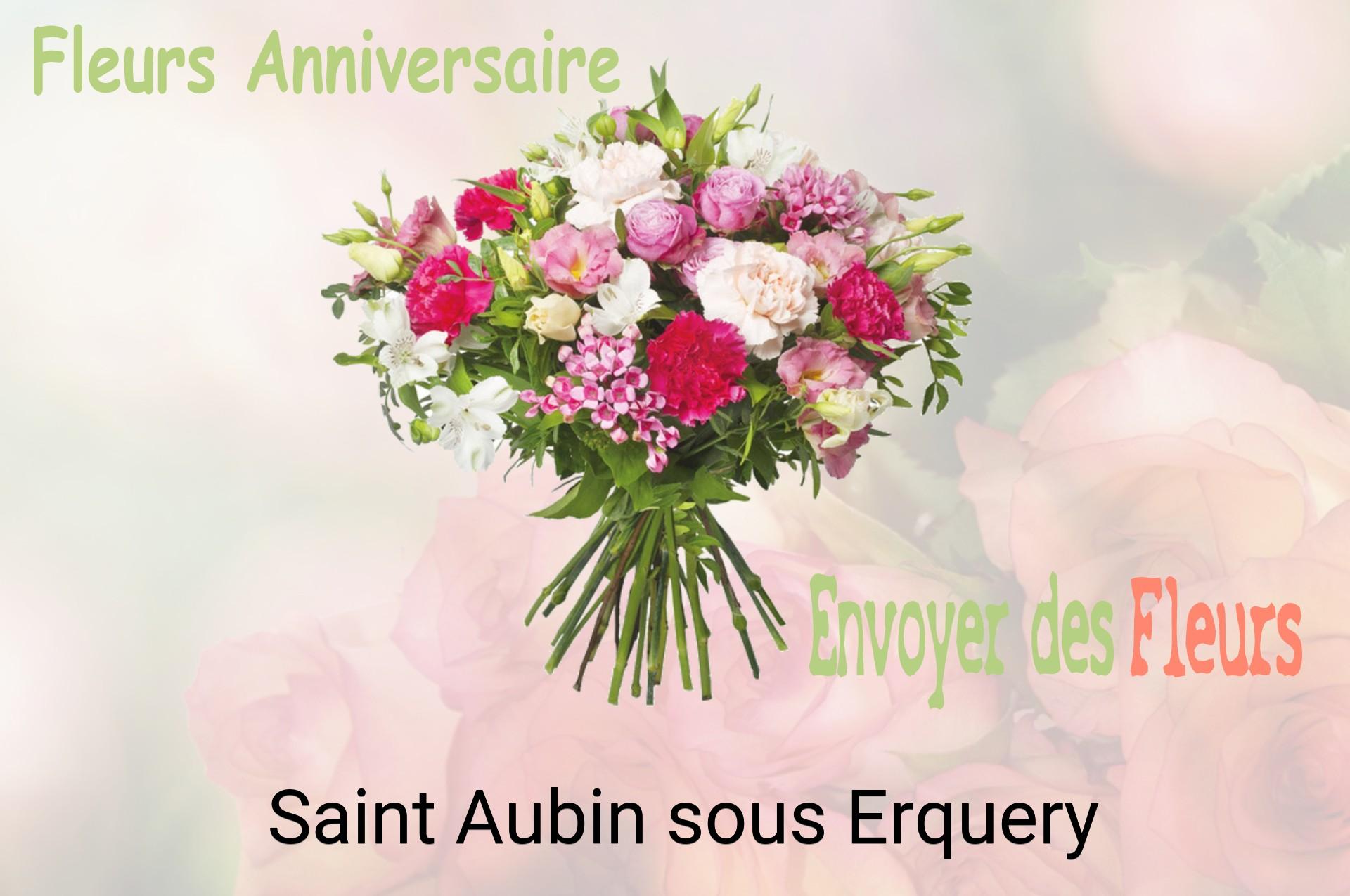 Bouquet de fleurs d’anniversaire livré à Saint-Aubin-sous-Erquery